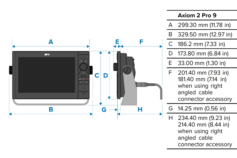 AXIOM 2 PRO 9（9インチ）ブルーソナー内蔵 画像⑤