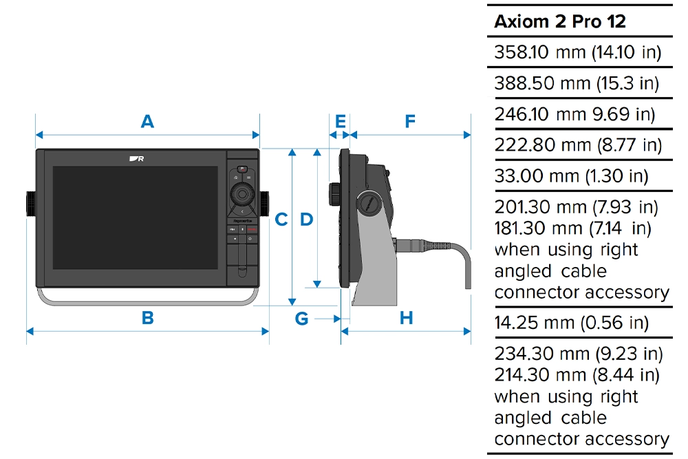 AXIOM 2 PRO 12（12インチ）リアルビジョンMAX 3D内蔵 ＋ ブルーソナー内蔵(1000W) 画像⑤