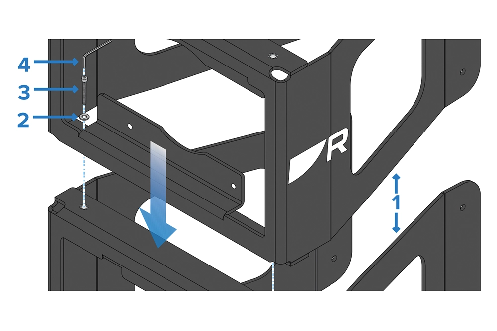 Alpha 9 用 シングル縦型マストブラケット 画像③