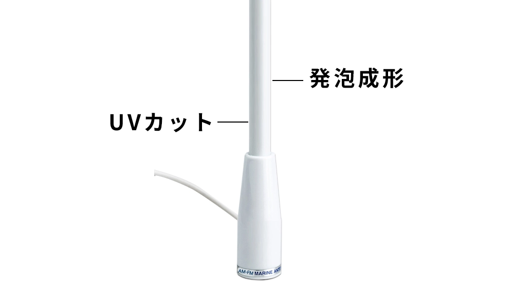 AM-FM グラスファイバーアンテナ 5.5ft（1.5m） 画像④