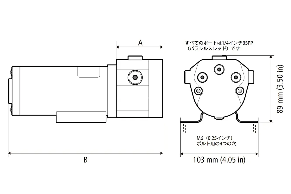 RAYパイロット TYPE 1 12V油圧ポンプ 画像④