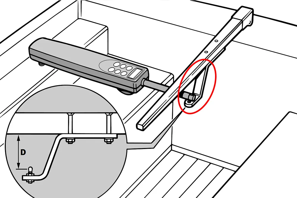 ティラー ブラケット 102mm 画像③