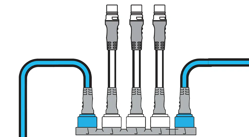 5口 コネクター 画像③