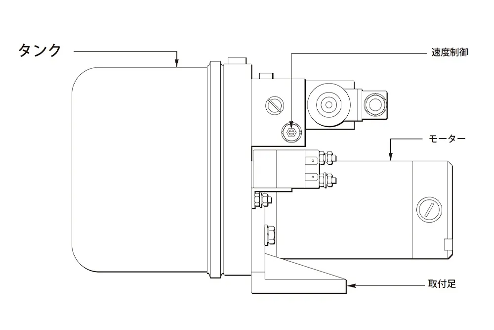 コンスタントランニング 油圧ポンプ 12V 画像④